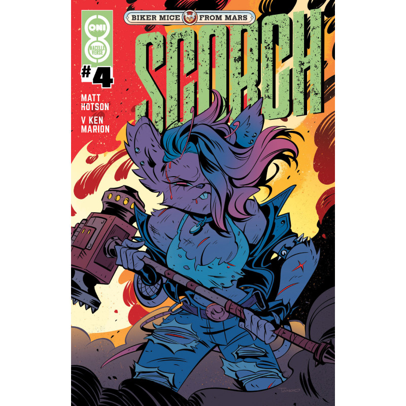 BIKER MICE FROM MARS SCORCH 4 COVER A TANGO