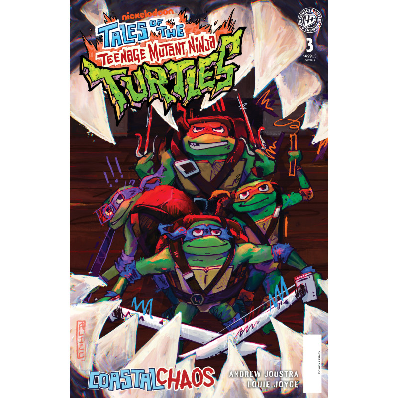 TALES OF THE TEENAGE MUTANT NINJA TURTLES: COASTAL CHAOS 3 VARIANT B (NERFALICE)