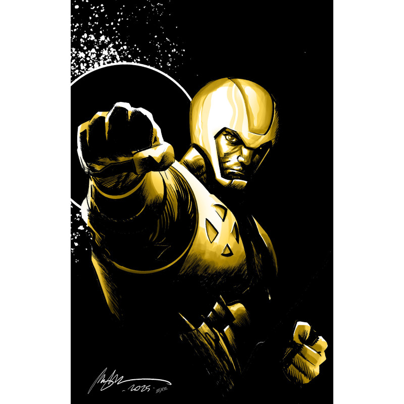 X-O MANOWAR: BLACK, WHITE & GOLD 2 VARIANT C (ALBUQUERQUE FULL ART)