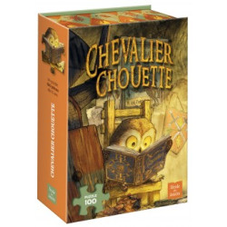 PUZZLE 100 PIECES CHEVALIER CHOUETTE