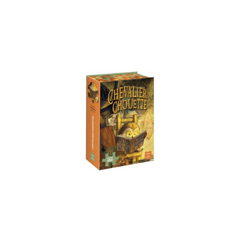 PUZZLE 100 PIECES CHEVALIER CHOUETTE