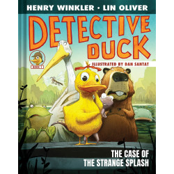 DETECTIVE DUCK ILLUSTRATED NOVEL HC VOL 01 THE CASE OF THE STRANGE SPLASH