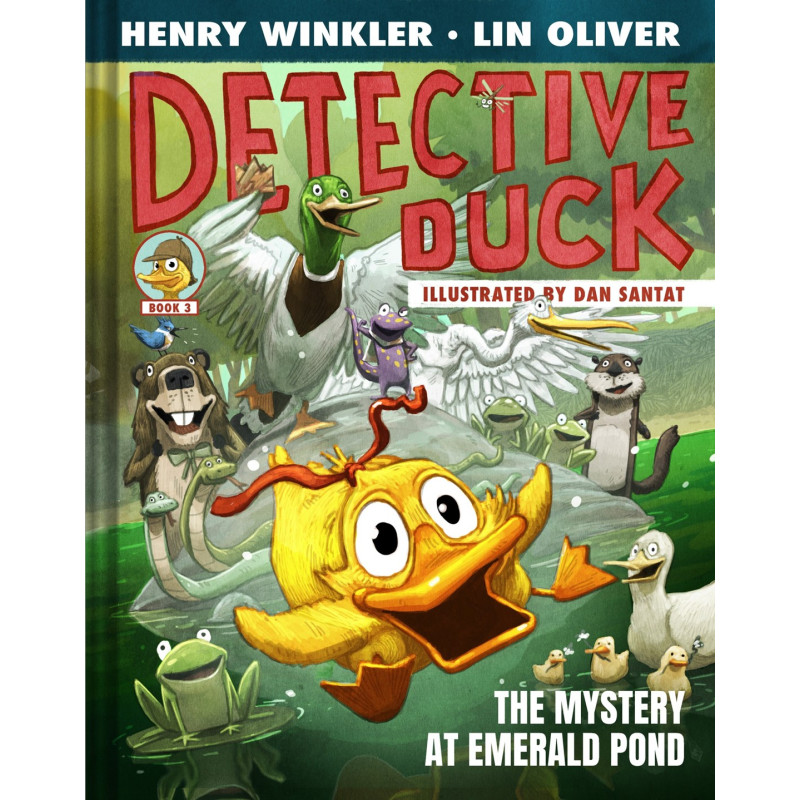 DETECTIVE DUCK ILLUSTRATED NOVEL HC VOL 03 THE MYSTERY AT EMERALD POND