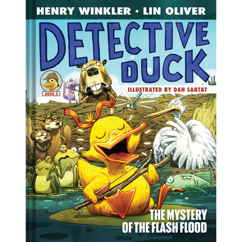 DETECTIVE DUCK ILLUSTRATED NOVEL HC VOL 04 THE MYSTERY OF THE FLASH FLOOD
