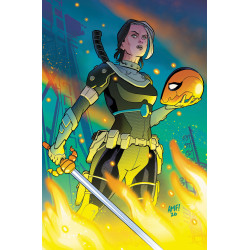 DEATHSTROKE THE TERMINATOR 7 CVR C TONY FLEECS CARD STOCK VAR