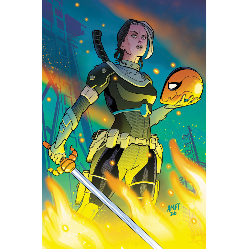 DEATHSTROKE THE TERMINATOR 7 CVR C TONY FLEECS CARD STOCK VAR