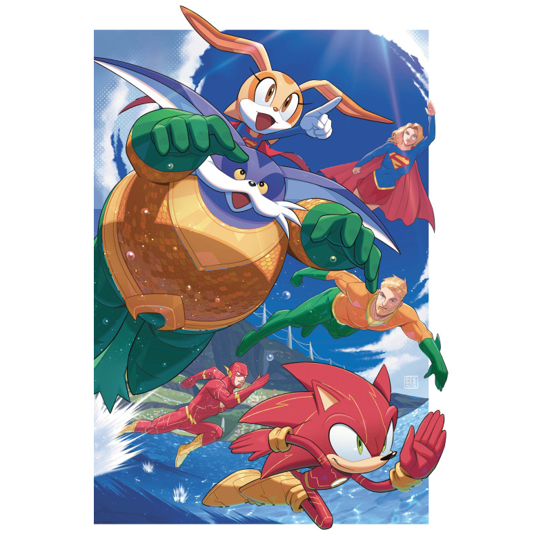 DC X SONIC THE HEDGEHOG METAL LEGION 5 (OF 5) CVR B MIN HO KIM CARD STOCK VAR