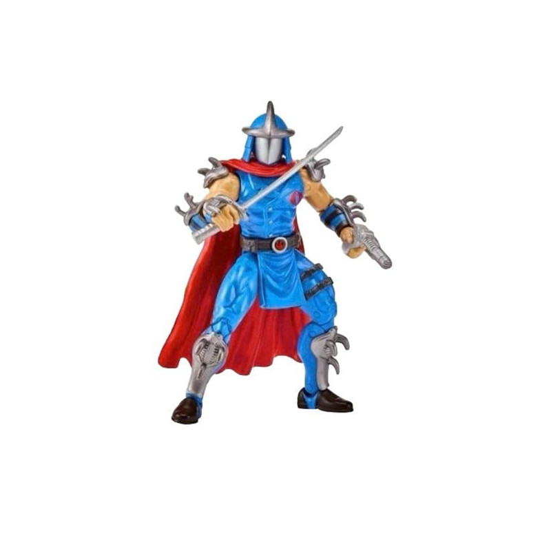 SCHREDDER X COBRA COMMANDER TORTUES NINJA X G I JOE CROSSOVER CLASSIC FIGURINE 12 CM