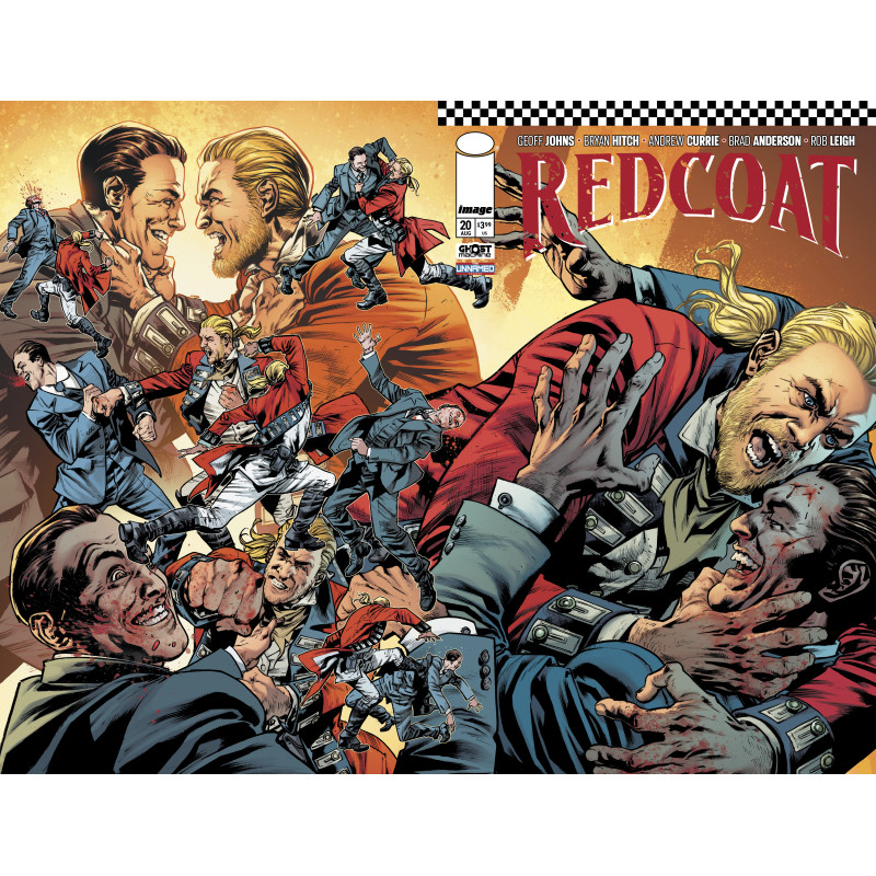 REDCOAT 20 CVR A BRYAN HITCH & BRAD ANDERSON WRAPAROUND