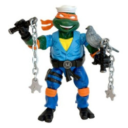 MICHELANGELO X SHIPWRECK TORTUES NINJA X G I JOE CROSSOVER CLASSICS FIGURINE 12 CM