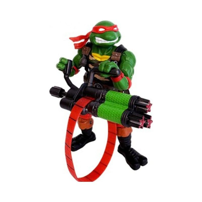 RAPHAEL X ROADBLOCK TORTUES NINJA X G I JOE CROSSOVER CLASSICS FIGURINE 12 CM