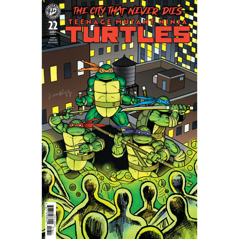 TEENAGE MUTANT NINJA TURTLES 22 VARIANT D (RUGG)