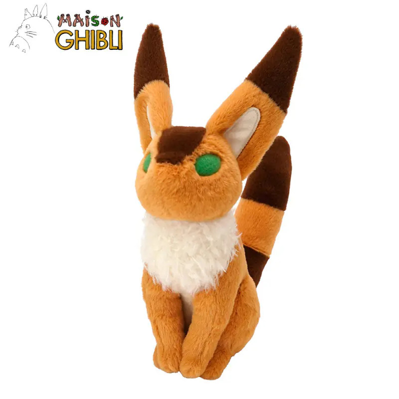PELUCHE RENARD ECUREUIL LE CHATEAU DANS LE CIEL 20CM