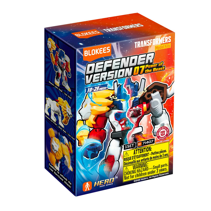 TRANSFORMERS DEFENDER VER 07 BLOKEES MAQUETTE 5 CM
