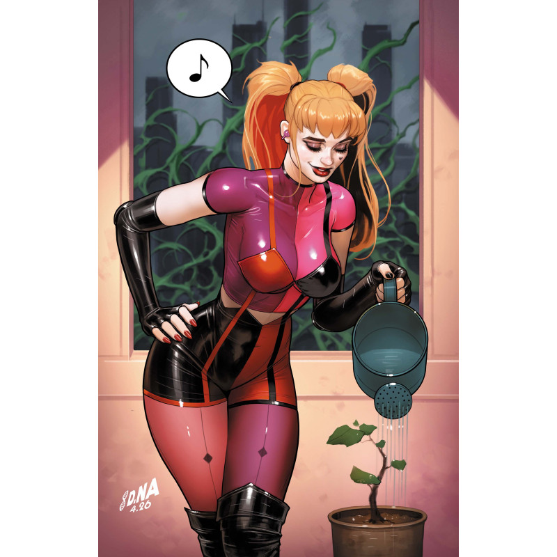 HARLEY QUINN 66 CVR B DAVID NAKAYAMA CARD STOCK VAR (BATMAN BAD SEEDS)