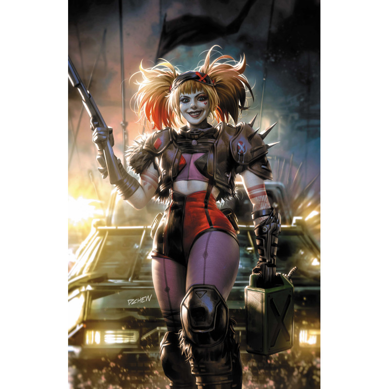 HARLEY QUINN 66 CVR D DERRICK CHEW CARD STOCK VAR (BATMAN BAD SEEDS)
