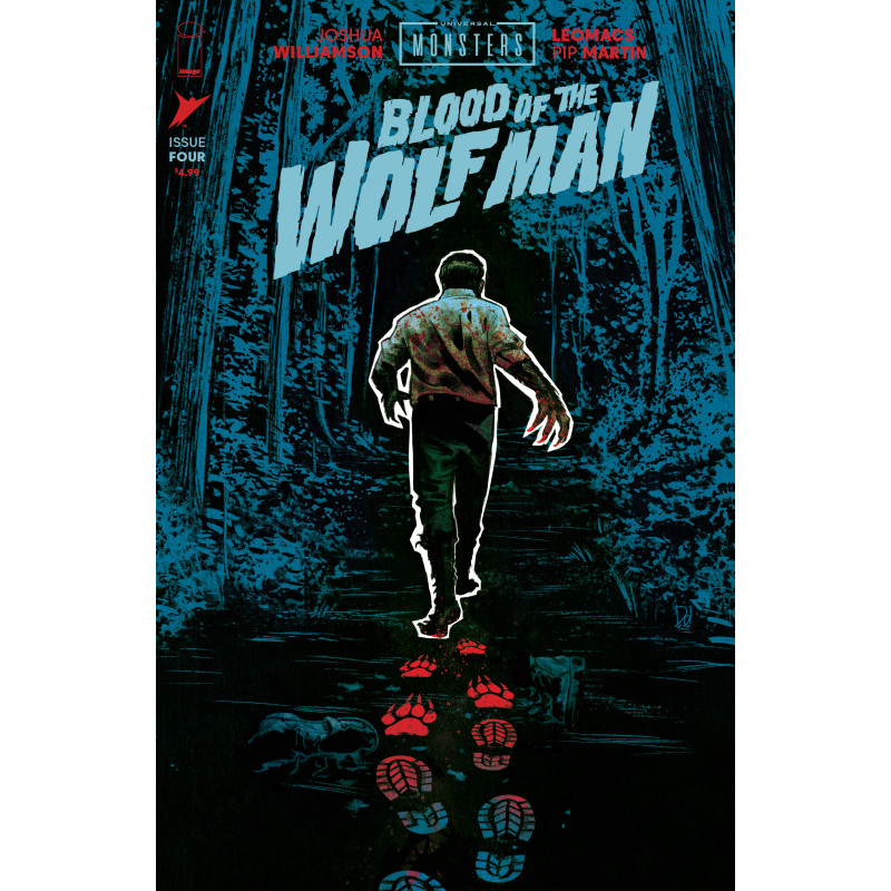 UNIVERSAL MONSTERS BLOOD OF THE WOLF MAN 4 (OF 4) CVR B MIKE DEL MUNDO VAR