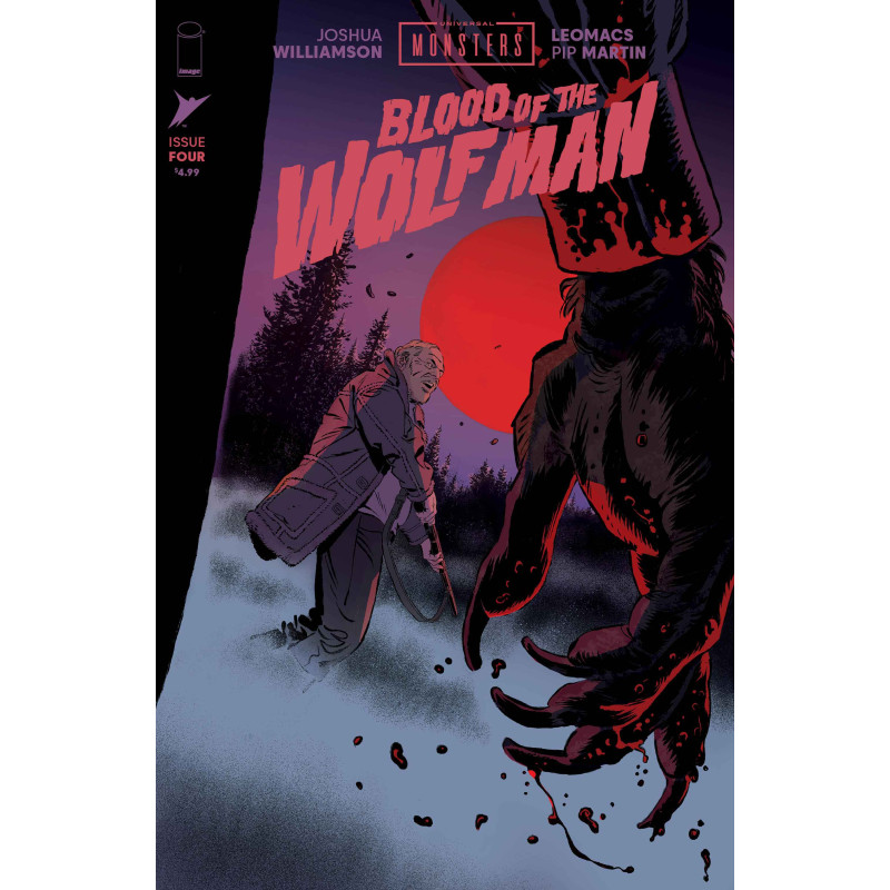 UNIVERSAL MONSTERS BLOOD OF THE WOLF MAN 4 (OF 4) CVR A LEOMACS & PIP MARTIN