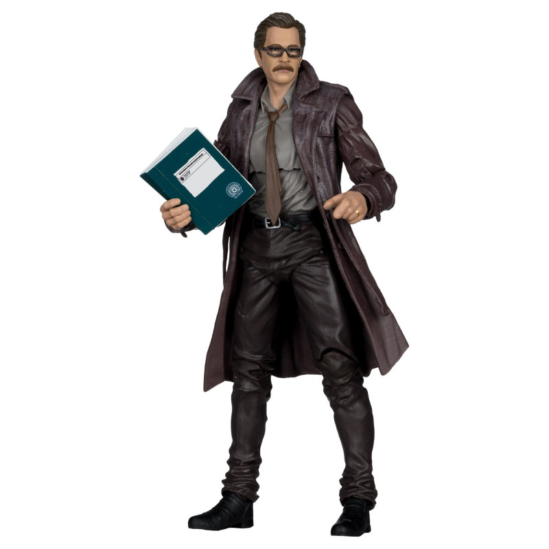 COMMISIONER JAMES GORDON THE DARK KNIGHT TRILOGY DC MULTIVERSE DELUXE EDITION FIGURINE 18 CM