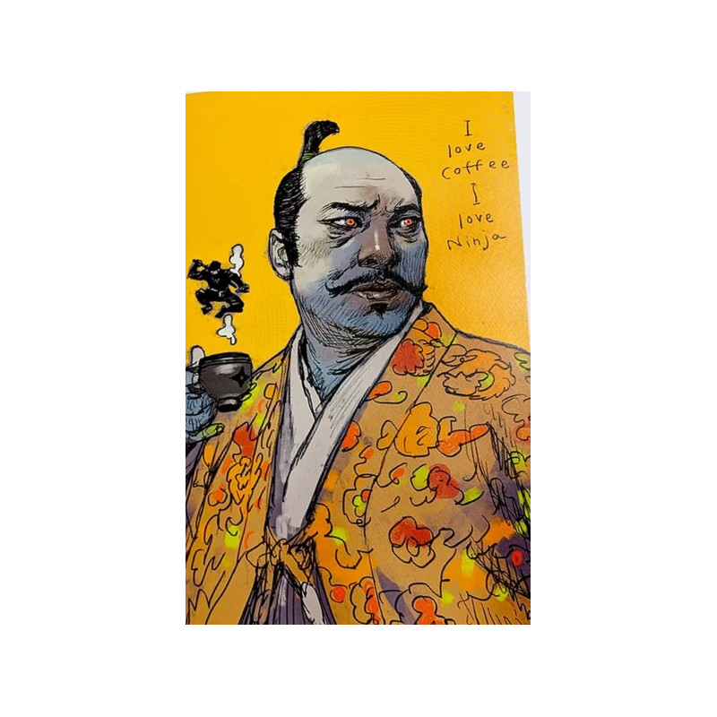 I LOVE COFFEE I LOVE NINJA ZINE SKETCHBOOK KATSUYA TERADA