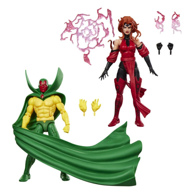 VISION AND SCARLET WITCH MARVEL LEGENDS 2 PACK FIGURINE 15 CM