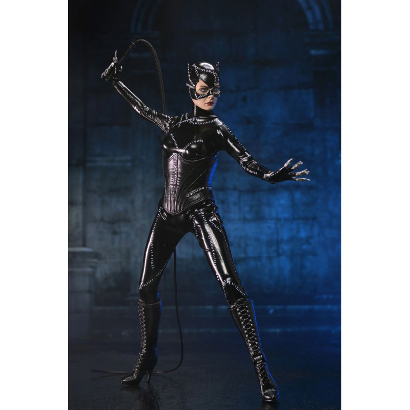 CATWOMAN BATMAN RETURNS DC COMICS CLOTHED ACTION FIGURINE 15 CM