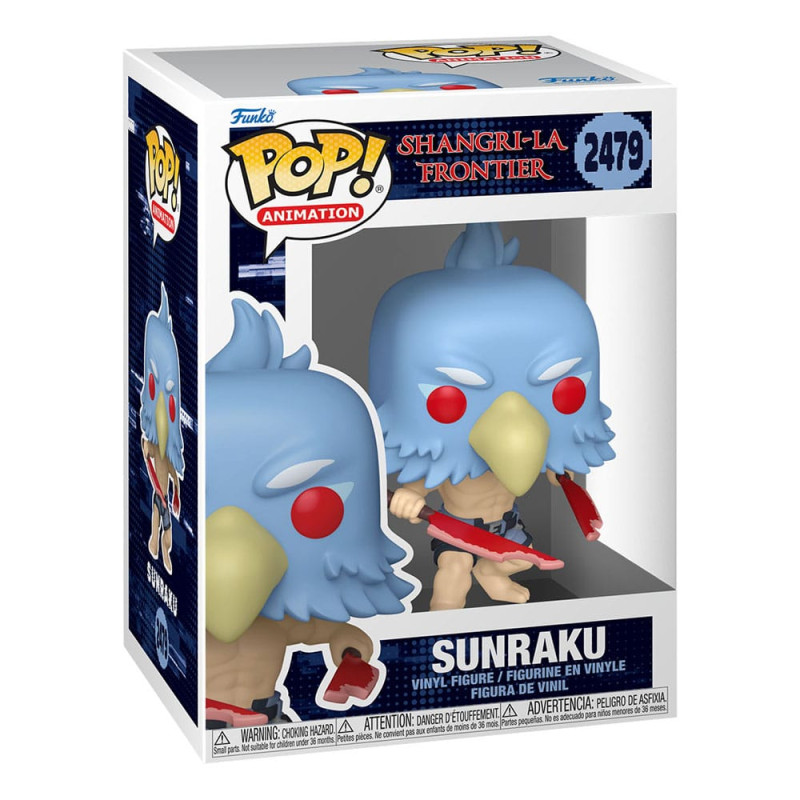 SUNRAKU SHANGRI LA FRONTIER POP ANIMATION VINYL FIGURINE 9 CM