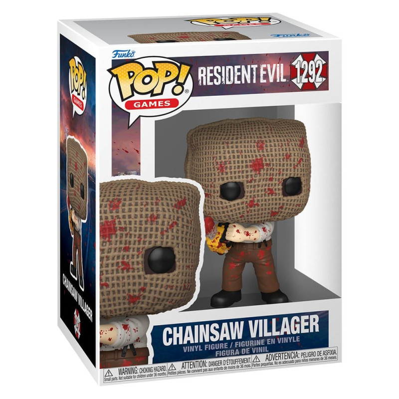 CHAINSAW VILLAGER RESIDENT EVIL POP GAMES VINYL FIGURINE 9 CM