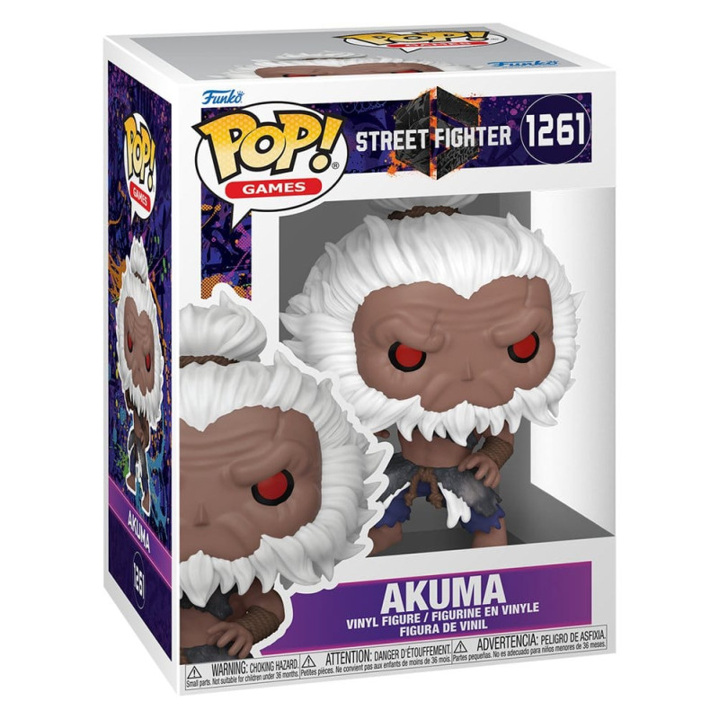 AKUMA STREET FIGHTER 6 POP GAMES VINYL FIGURINE 9 CM