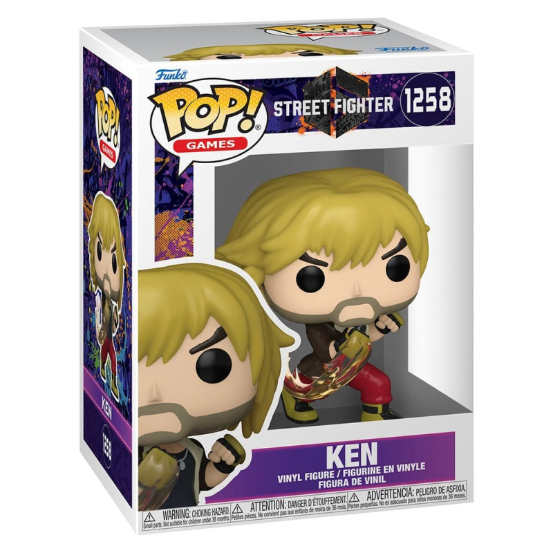 KEN STREET FIGHTER 6 POP GAMES VINYL FIGURINE 9 CM