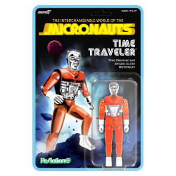 TIME TRAVELER ORANGE MICRONAUTS REACTION PLUS WV3 ACTION FIGURE 10 CM
