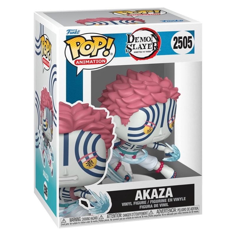 AKAZA DEMON SLAYER KIMETSU NO YAIBA THE MOVIE POP ANIMATION VINYL FIGURINES 9 CM