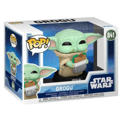 GROGU AVEC SANDWICH STAR WARS THE MANDALORIAN POP VINYL FIGURINE 9 CM