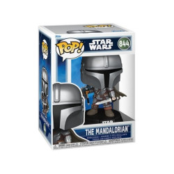 THE MANDALORIAN DUAL WIELD POP STAR WARS THR MANDALORIAN AND GROGU VINYL FIGURE 9 CM