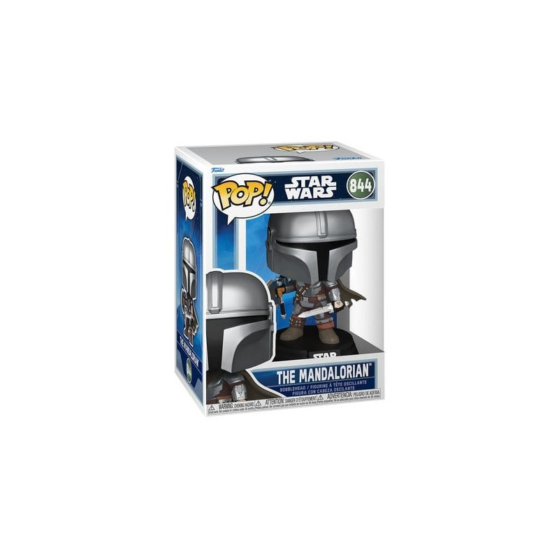 THE MANDALORIAN DUAL WIELD POP STAR WARS THR MANDALORIAN AND GROGU VINYL FIGURE 9 CM