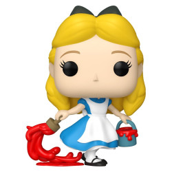 ALICE WITH PAINT ALICE AU PAYS DES MERVEILLES FIGURINE POP DISNEY VINYL 9 CM