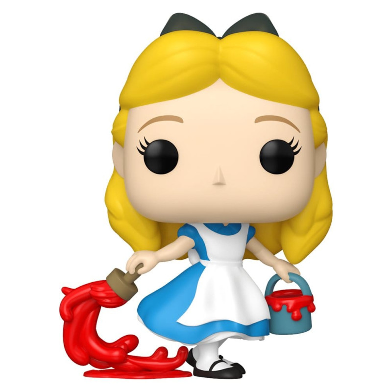 ALICE WITH PAINT ALICE AU PAYS DES MERVEILLES FIGURINE POP DISNEY VINYL 9 CM