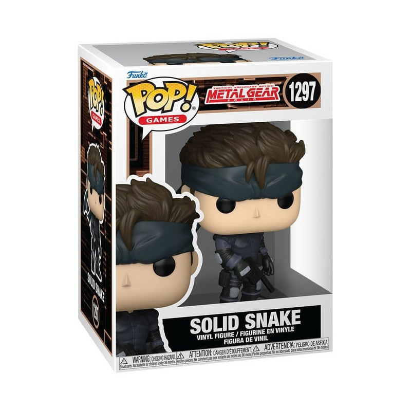SOLID SNAKE METAL GEAR POP GAMES VINYL FIGURINE 9 CM