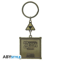 LINK ET TRIFORCE THE LEGEND OF ZELDA PORTE CLES 4 CM