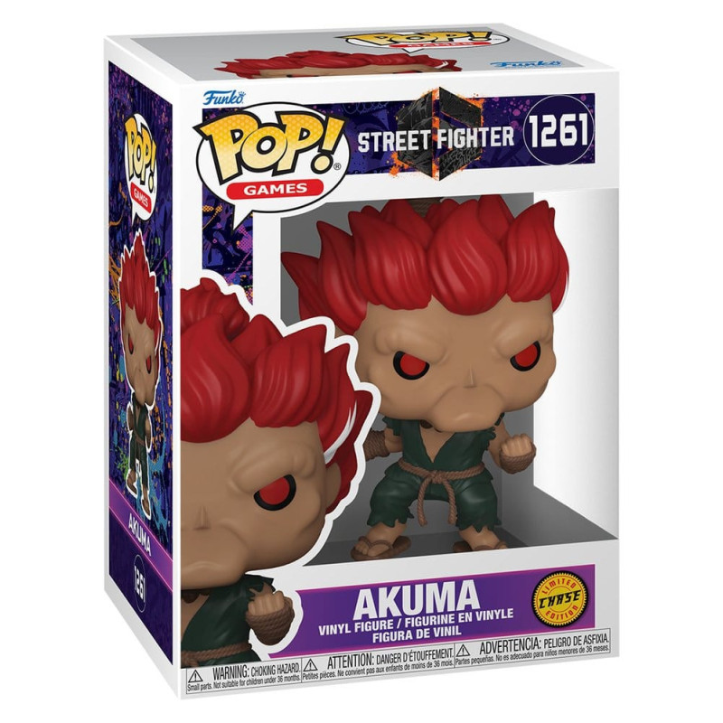 AKUMA CHASE STREET FIGHTER 6 POP GAMES VINYL FIGURINE 9 CM