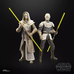 JEDI TEMPLE GUARD STAR WARS BLACK SERIES PACK 2 FIGURINES 15 CM