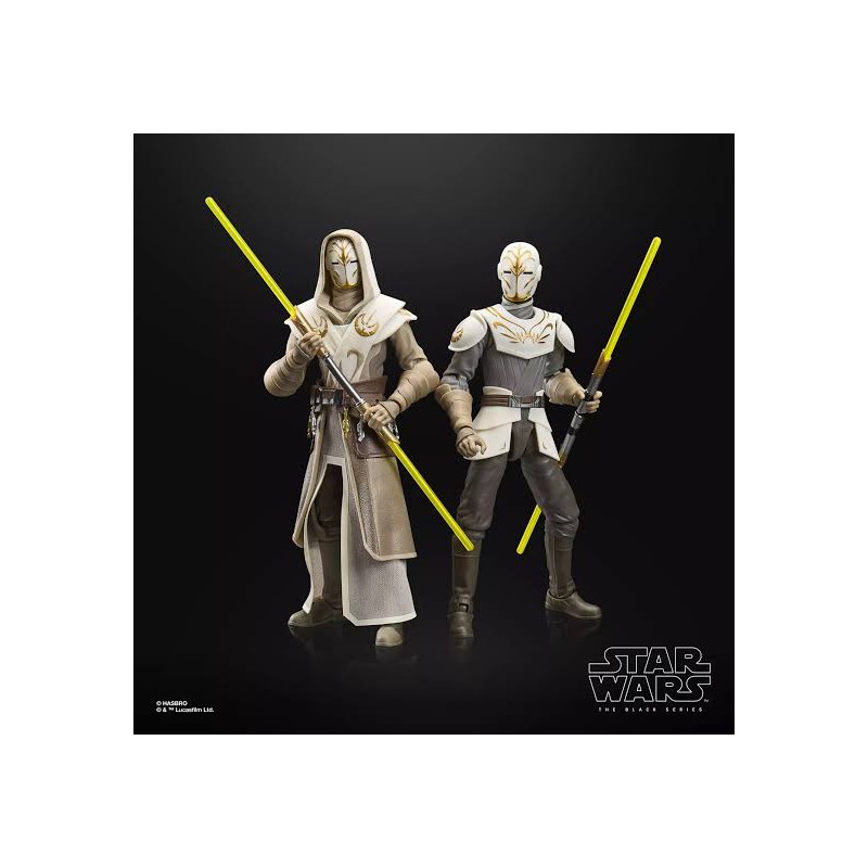 JEDI TEMPLE GUARD STAR WARS BLACK SERIES PACK 2 FIGURINES 15 CM