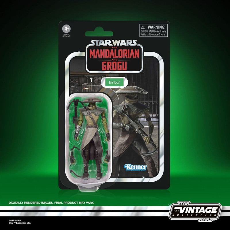 EMBO MANDALORIEN ET GROGU STAR WARS VINTAGE COLLECTION FIGURINE 10 CM
