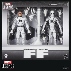 MISTER FANTASTIC AND SPIDER MAN MARVEL LEGENDS 2 PACK FIGURINE 15 CM