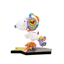 SNOOPY ROLLER SKATING FIGURINE PEANUTS 19 CM
