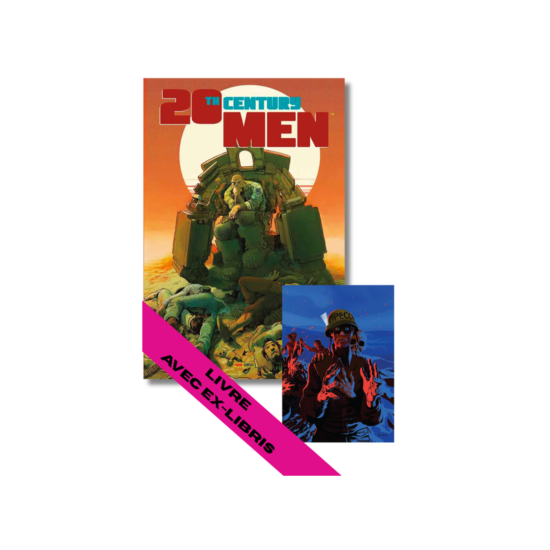 20TH CENTURY MEN AVEC EX-LIBRIS EXCLUSIF ALBUM COMICS SIGNÉ