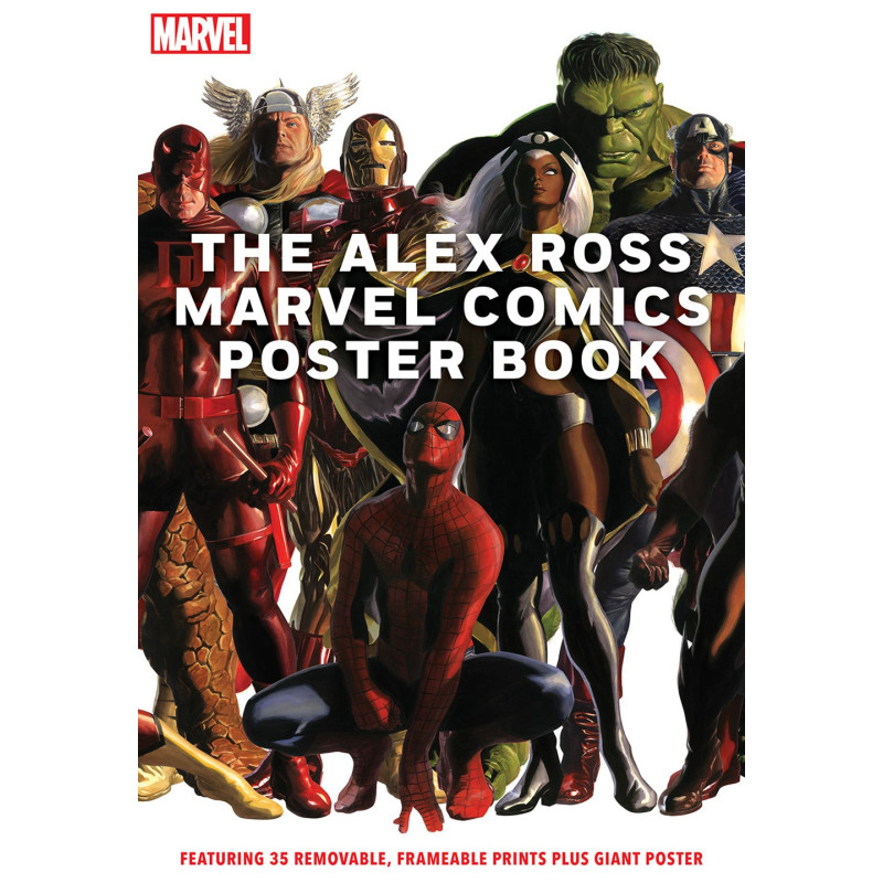 ALEX ROSS MARVEL COMICS POSTER BOOK TP
