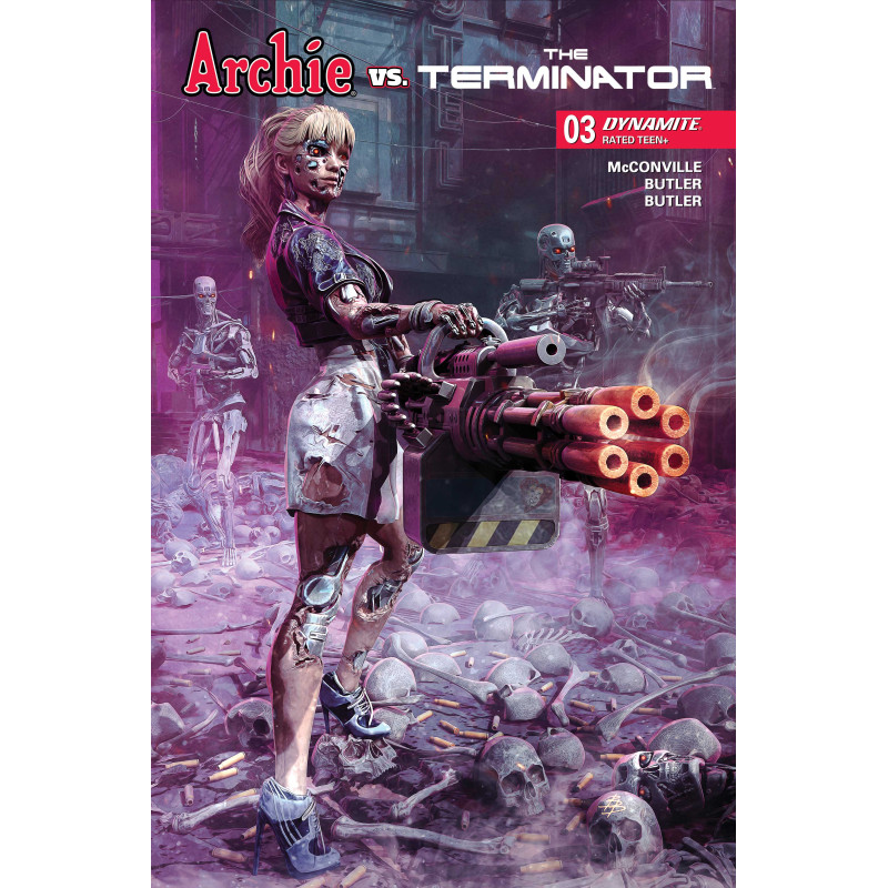 ARCHIE VS THE TERMINATOR 3 CVR B BJORN BARENDS VAR