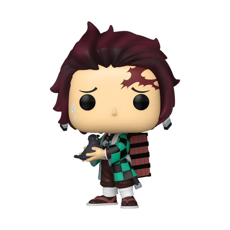 DEMON SLAYER KIMETSU NO YAIBA POP ANIMATION VINYL FIGURINES TANJIRO WITH CROW 9 CM