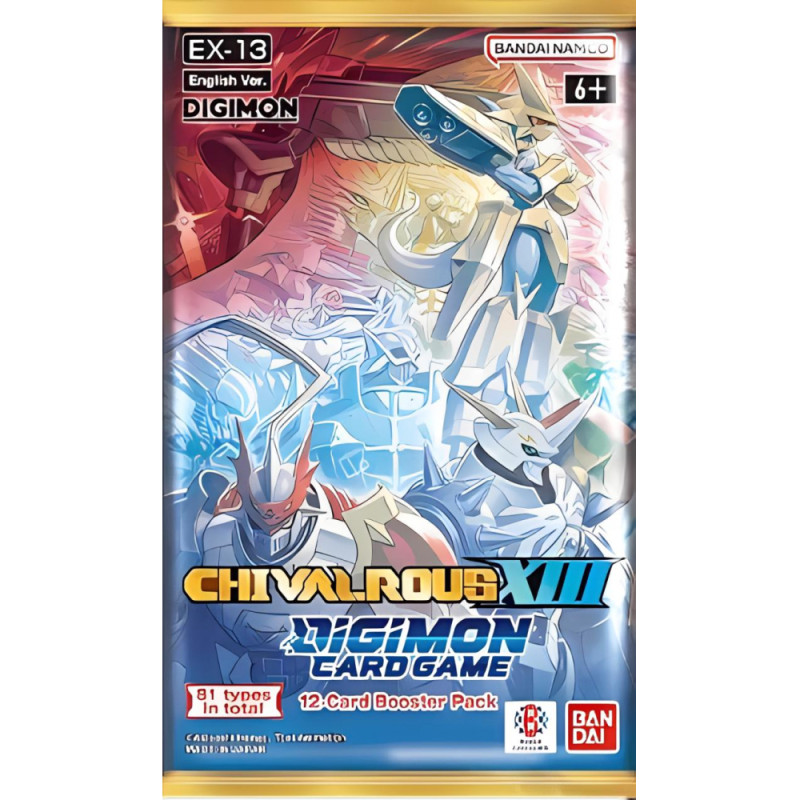 CHIVALROUS XIII DIGIMON CARD GAME EX 13 TCG BOOSTER DE 12 CARTES